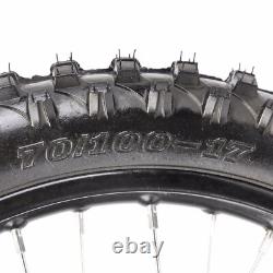 70/100-17 90/100-14 Front+ Rear Wheels Rim Tire for 140cc 150cc 160cc SSR Apollo