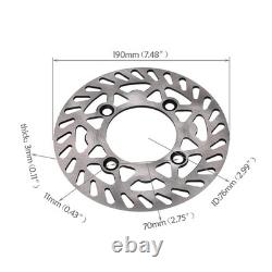 70/100-19 90/100-16 Disc Rotor 428 Chain Sprocket 15mm Axle 150cc 250cc PitBike