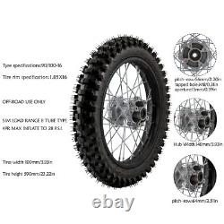 70/100-19 + 90/100-16 Front Rear Wheels Rim Tire for CRF70 KLX Dirt Pit Bike SSR