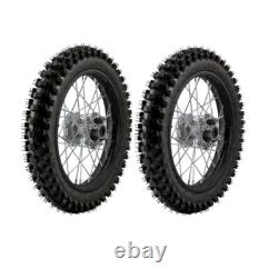 70/100-19 90/100-16 Tire On Rim Set Front Rear KX100 TTR125L Big Wheel offroad