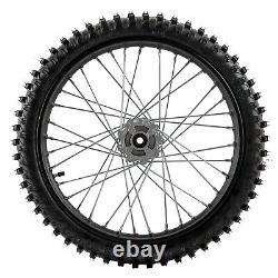 70/100-19 90/100-16 Tire On Rim Set Front Rear KX100 TTR125L Big Wheel offroad