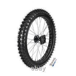 70/100-19 90/100-16 Wheel Set for 125-150cc Dirt Bike with Disc Rotors Sprocket