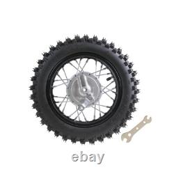 80/100-10 Rear Wheel Tire Tyre Rim Drum Brake for Pit Dirt Bike KLX110 TTR110 US