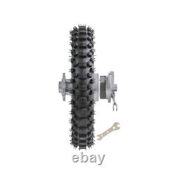 80/100-10 Rear Wheel Tire Tyre Rim Drum Brake for Pit Dirt Bike KLX110 TTR110 US