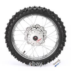 80/100-12 60/100-14 Front Rear Wheels Kit For Dirt Bike 110cc 125cc Apollo SSR