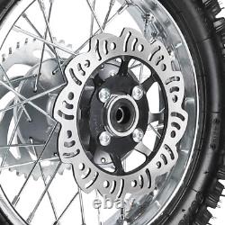 80/100-12 60/100-14 Front Rear Wheels Kit For Dirt Bike 110cc 125cc Apollo SSR