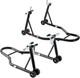 850LB Motorcycle Stand Front & Rear Wheel Lift Adjustable & Durable