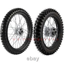 90/100-16+ 70/100-19 Front Rear Wheel Tire Rim for Motocross Honda Pit Dirt Bike