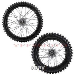 90/100-16+ 70/100-19 Front Rear Wheel Tire Rim for Motocross Honda Pit Dirt Bike