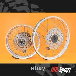 90-97 1995 KX80 KX 80 OEM Front Rear Wheel Set Wheels Rim Rims Hubs