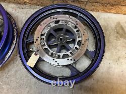 91 92 93 94 95 96 97 Kawasaki Ninja 600r Zx600 600 Front & Rear Wheels Wheel Rim