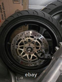 99 00 HONDA CBR 600 F4 600F4 front/rear rims complete wheels rotors tires set