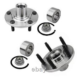 AWD Front Rear Wheel Bearing Hubs for 2007 2008 2009 2010 Ford Edge Lincoln MKX