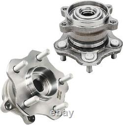 AWD Front Rear Wheel Bearing Hubs for 2008 2009 2010 2011 2012 2013 Nissan Rogue