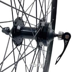 Alex DM18 27.5 Black 9x100 Front 10x135 Rear QR HG type Disc Rim Brake Wheels