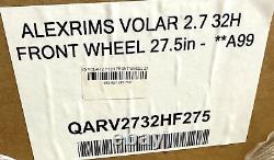 Alexrims Volar 2.7 27.5 BOOST 110x15 14812 Rear HG 8-10 Disc 32h Wheelset New