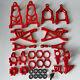 Alloy CNC Front + Rear Wheel hub carrier + suspension arm set for Baja 5b 5t 5sc
