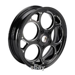 Aluminum 3.0 X 12 Wheel Rim Set Black For Vespa Sprint Primavera 50 125 150