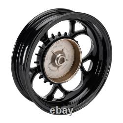 Aluminum 3.0 X 12 Wheel Rim Set Black For Vespa Sprint Primavera 50 125 150