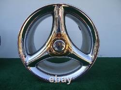 Antera Tri Spokes Wheels Rims Gold Caps 17x10 Et50 P/n 109107007 Rare Of Rare