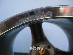 Antera Tri Spokes Wheels Rims Gold Caps 17x10 Et50 P/n 109107007 Rare Of Rare