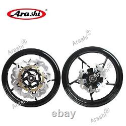 Arashi Front Rear Wheel Rim + Brake Disc Rotor For Kawasaki Z400 /ABS 2018-2023