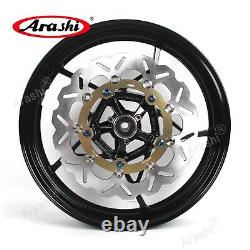 Arashi Front Rear Wheel Rim + Brake Disc Rotor For Kawasaki Z400 /ABS 2018-2023