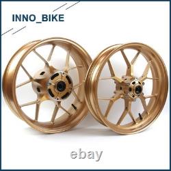 Arashi Front Rear Wheels Rims with Brake Disc Rotors For Honda CBR1000RR 2004 2005