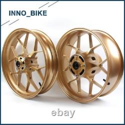Arashi Front Rear Wheels Rims with Brake Disc Rotors For Honda CBR1000RR 2004 2005