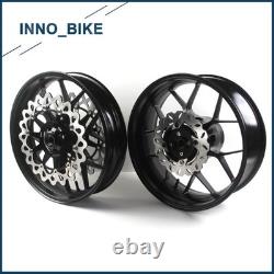 Arashi Front Rear Wheels Rims with Brake Disc Rotors For Honda CBR1000RR 2004 2005