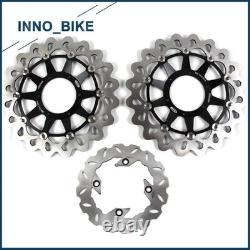 Arashi Front Rear Wheels Rims with Brake Disc Rotors For Honda CBR1000RR 2004 2005