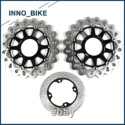 Arashi Front Rear Wheels Rims with Brake Disc Rotors For Honda CBR1000RR 2004 2005
