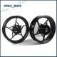 Arashi Glossy Black Tubeless Front Rear Wheels Rims For Ninja 400 Z400 2018-2023