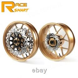 Arashi Tubeless Front Rear Wheels Rim Brake Rotors For Honda CBR1000RR 2006-2016