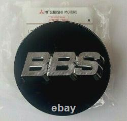 BBS Wheel Center Caps Evo Mitsubishi Evolution 70mm OEM Genuine BBS RX Set 4pcs