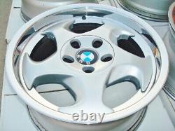 BMW E34 M5 Genuine 17x9 & 17x8 OEM #21 M-System Wheels E24 E28 E30 M3 E31 E9 M6