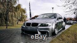 BMW E90 E91 E92 E93 Fender flares CONCAVE wide body wheel arches 2.75 + 4.3