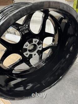 BMW X5 X6 X5M X6M 2007-2019 21 OEM Wheel Rim Black SET of 4 Fronts & Rears