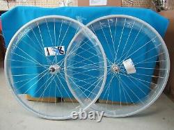 Bicycle Wheelset 27 x 1-1/4 Safety Fit Older Road Bikes Schwinn & Others New