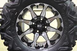 Big Red 700 26 Bighorn Radial Atv Tire & 14 Hd6 M Wheel Kit Irsl5 M917 M918