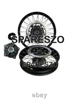 Black Olive Tubeless Spoked Wheels Fit For Royal Enfield Himalayan 450