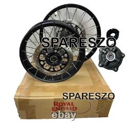 Black Olive Tubeless Spoked Wheels Fit For Royal Enfield Himalayan 450