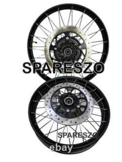 Black Olive Tubeless Spoked Wheels Fit For Royal Enfield Himalayan 450