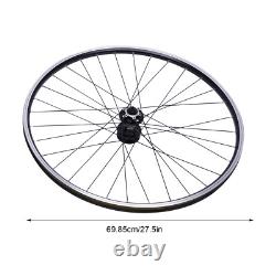 Black Wheels Mountain Bike MTB Wheelset 27.5Inch Quick Release Front Rear Wheels