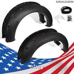 Bolt-On Pocket Rivet Fender Flares Fit For 04-08 F150 07-08 Mark LT Styleside