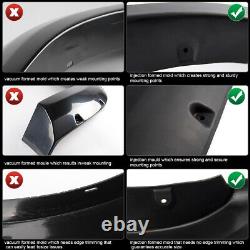 Bolt-On Pocket Rivet Fender Flares Fit For 04-08 F150 07-08 Mark LT Styleside