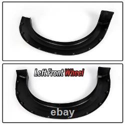 Bolt-On Pocket Rivet Fender Flares Fit For 04-08 F150 07-08 Mark LT Styleside