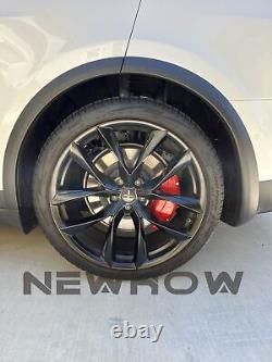 Brake Caliper Covers for Tesla Model X S Front Rear Wheels 2023 2024 4pcs/set