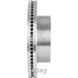 Brake Disc Set For 12-22 Ford F-250 Super Duty Front Rear Cross-drilled Slotted