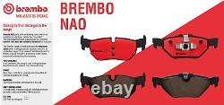 Brembo Front Rear Ceramic Brake Pads Kit for Cayenne 18 Wheel and Black Caliper
